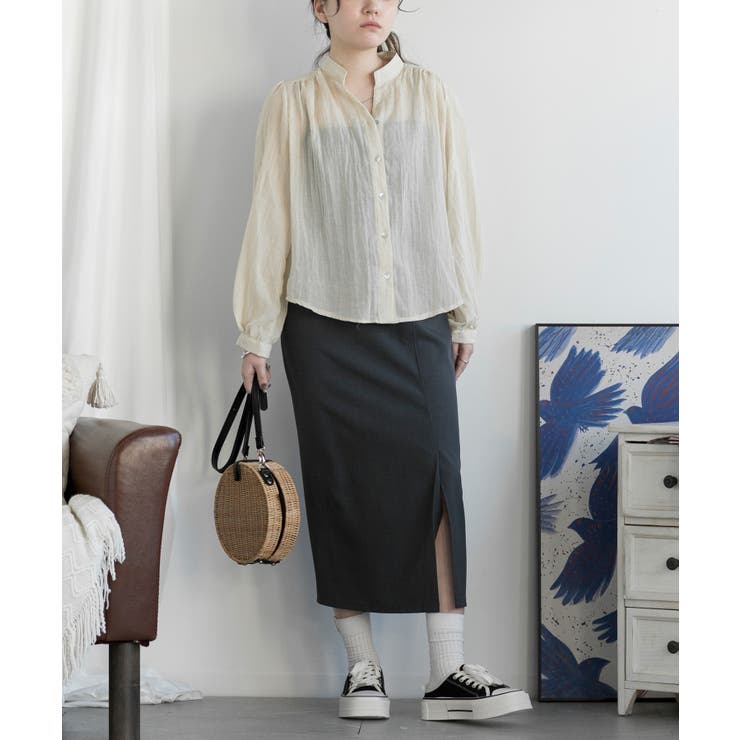 スリットAラインスカート | aimoha  | 詳細画像14 