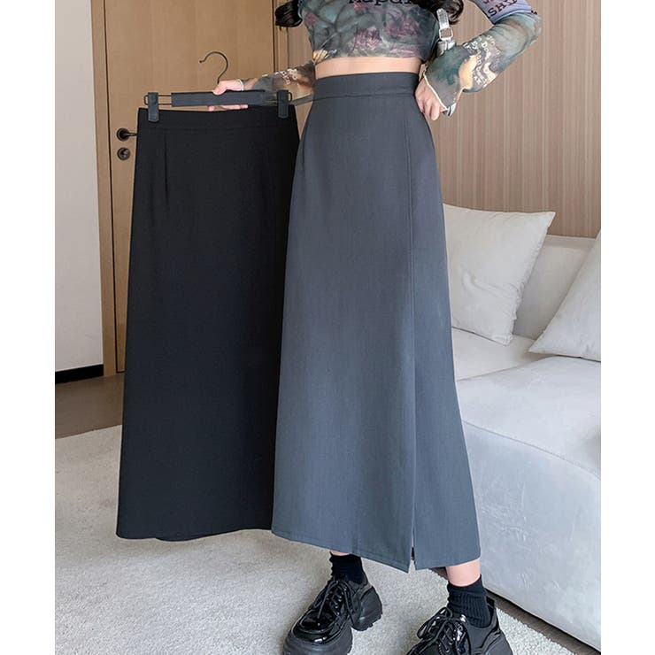 スリットAラインスカート | aimoha  | 詳細画像15 