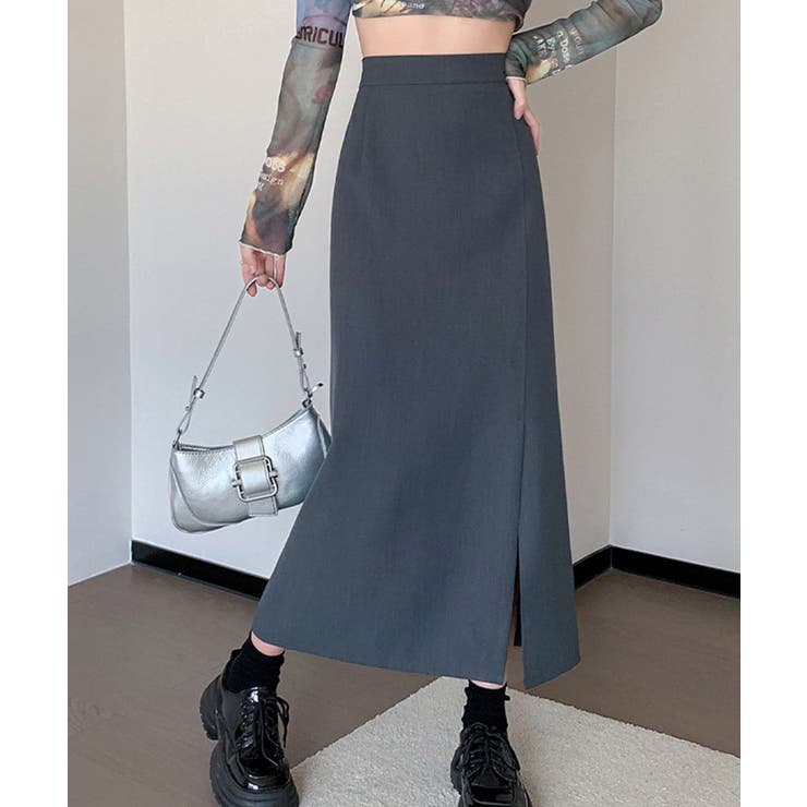 スリットAラインスカート | aimoha  | 詳細画像30 