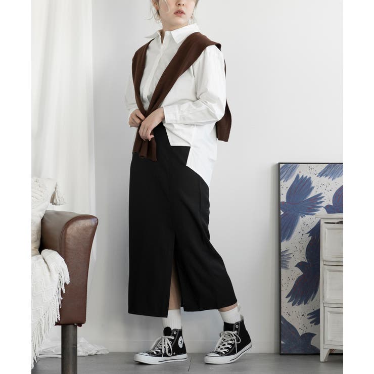 スリットAラインスカート | aimoha  | 詳細画像4 