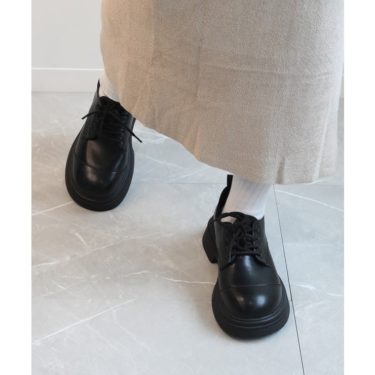 【shoes365】ラウンドトゥ厚底 ドレスシューズ | aimoha  | 詳細画像25 