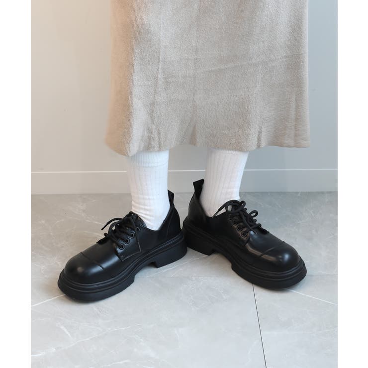 【shoes365】ラウンドトゥ厚底 ドレスシューズ | aimoha  | 詳細画像24 