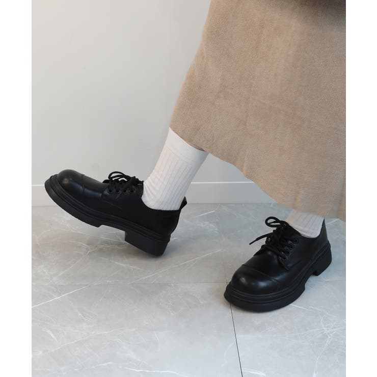【shoes365】ラウンドトゥ厚底 ドレスシューズ | aimoha  | 詳細画像23 