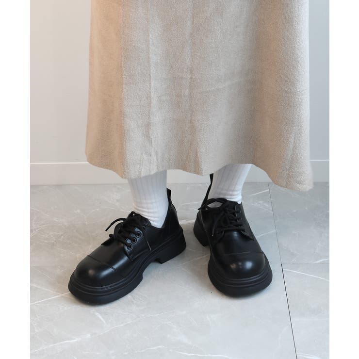 【shoes365】ラウンドトゥ厚底 ドレスシューズ | aimoha  | 詳細画像22 