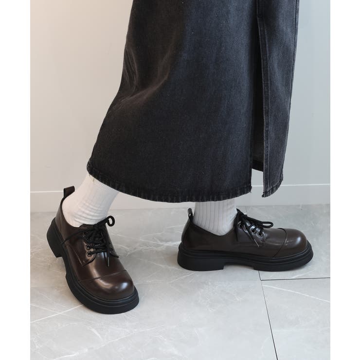 【shoes365】ラウンドトゥ厚底 ドレスシューズ | aimoha  | 詳細画像21 