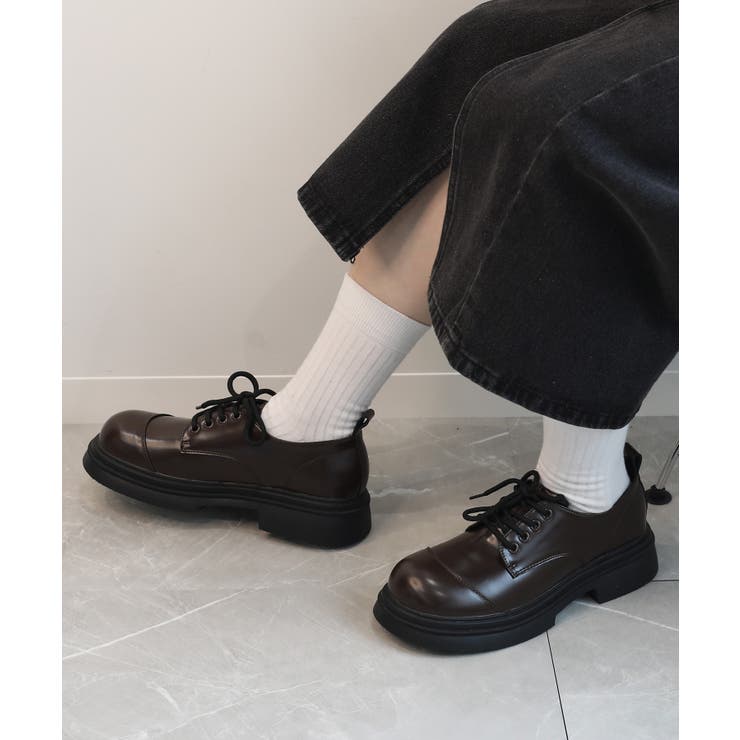 【shoes365】ラウンドトゥ厚底 ドレスシューズ | aimoha  | 詳細画像20 