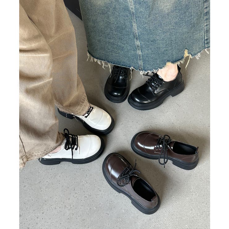 【shoes365】ラウンドトゥ厚底 ドレスシューズ | aimoha  | 詳細画像14 