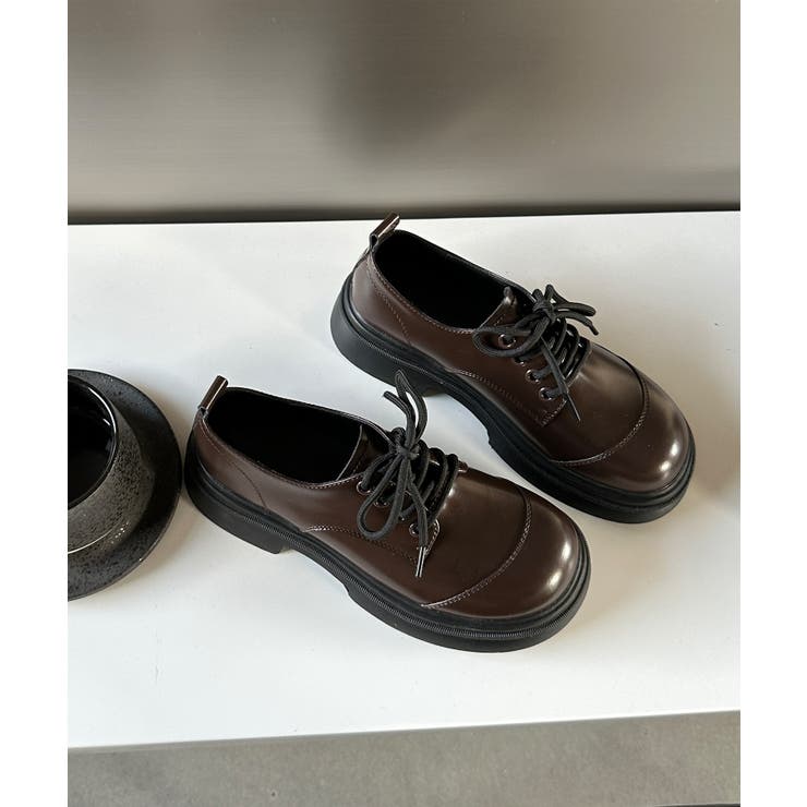 【shoes365】ラウンドトゥ厚底 ドレスシューズ | aimoha  | 詳細画像7 