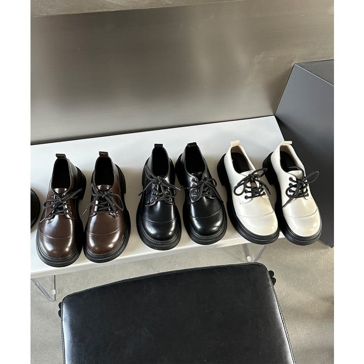 【shoes365】ラウンドトゥ厚底 ドレスシューズ | aimoha  | 詳細画像5 