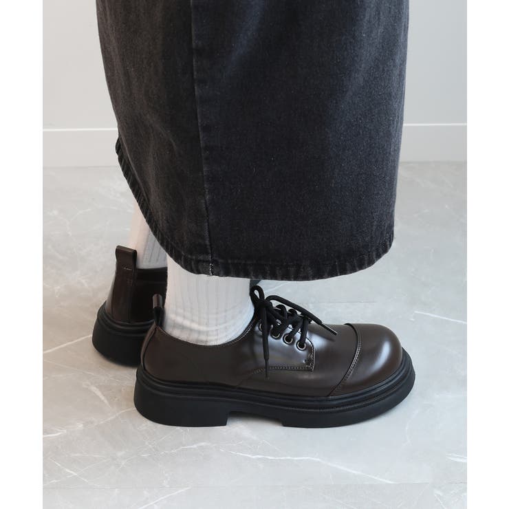 【shoes365】ラウンドトゥ厚底 ドレスシューズ | aimoha  | 詳細画像3 