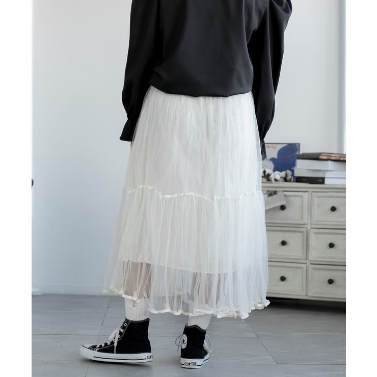 AラインチュールSK | aimoha  | 詳細画像13 