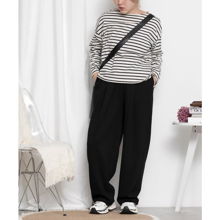 ウエストゴムスウェットパンツ | aimoha  | 詳細画像9 