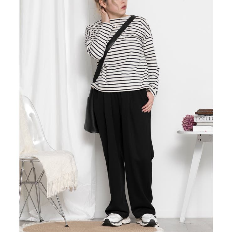 ウエストゴムスウェットパンツ | aimoha  | 詳細画像10 