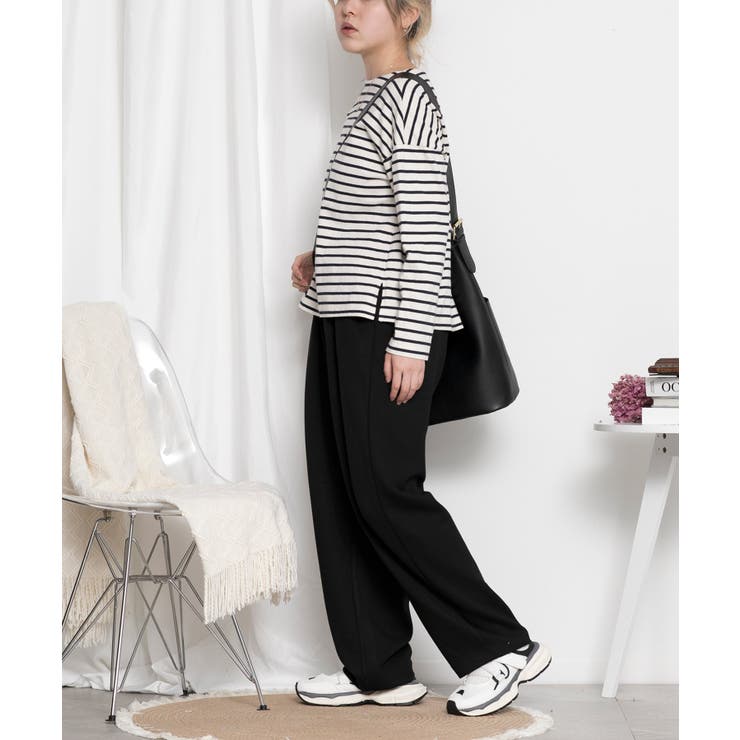 ウエストゴムスウェットパンツ | aimoha  | 詳細画像11 