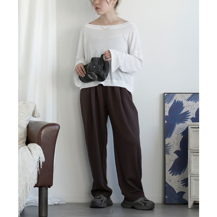 ウエストゴムスウェットパンツ | aimoha  | 詳細画像5 