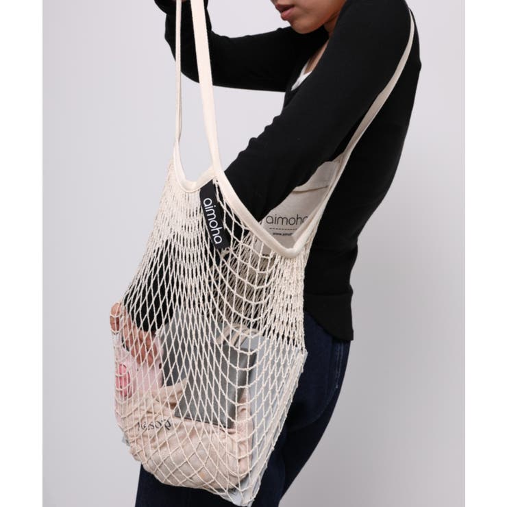 aimohaオリジナルコットンメッシュバッグ | aimoha  | 詳細画像13 