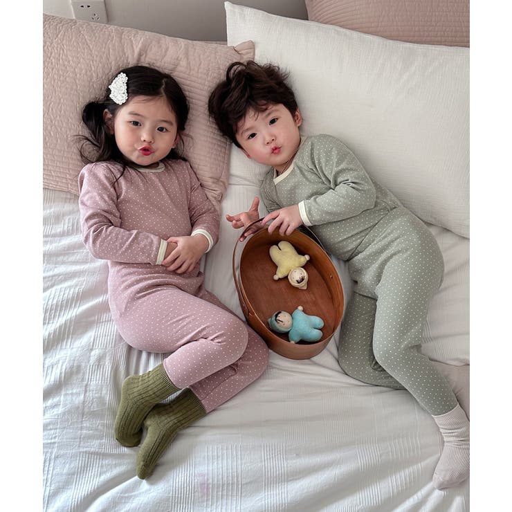 aimoha-KIDS-】ルームウェア セットアップ 2点セット[品番
