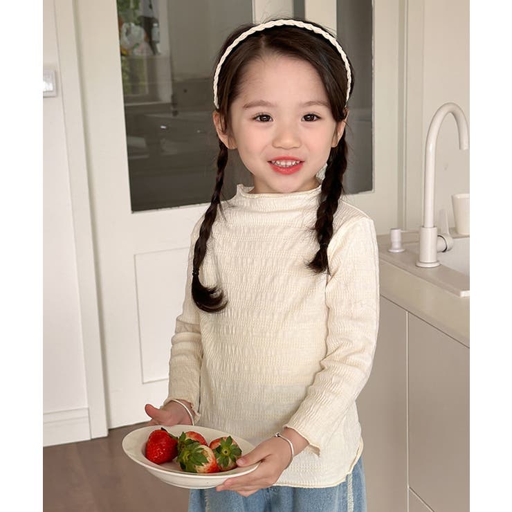 【aimoha-KIDS-】シワ感長袖トップス | aimoha kids | 詳細画像8 