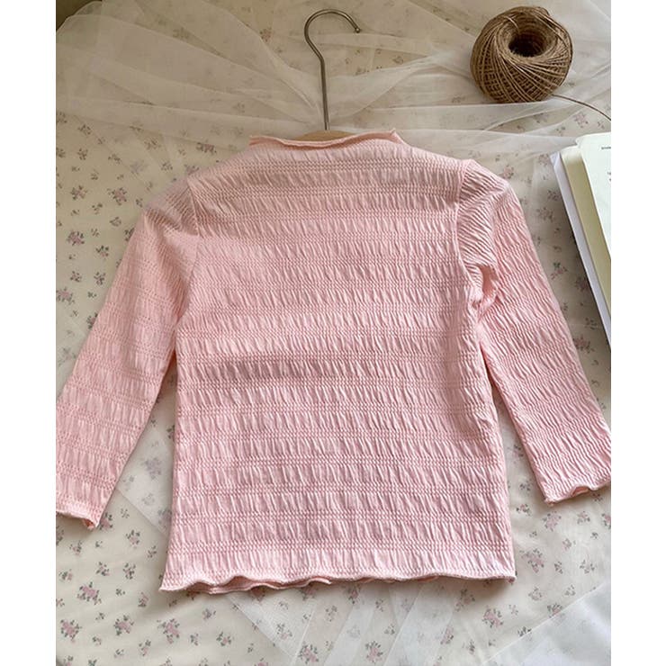 【aimoha-KIDS-】シワ感長袖トップス | aimoha kids | 詳細画像14 