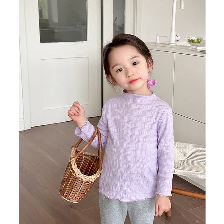 【aimoha-KIDS-】シワ感長袖トップス | aimoha kids | 詳細画像3 