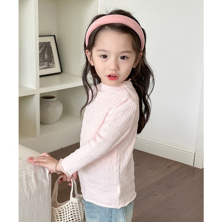 【aimoha-KIDS-】シワ感長袖トップス | aimoha kids | 詳細画像5 