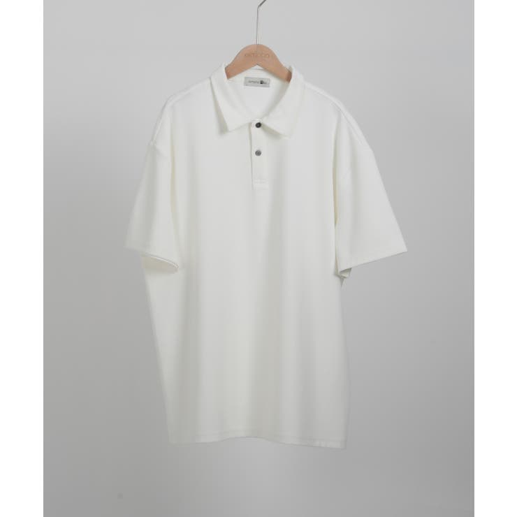 ホワイト | 【aimoha MEN】SIMPLE POLO | aimoha men