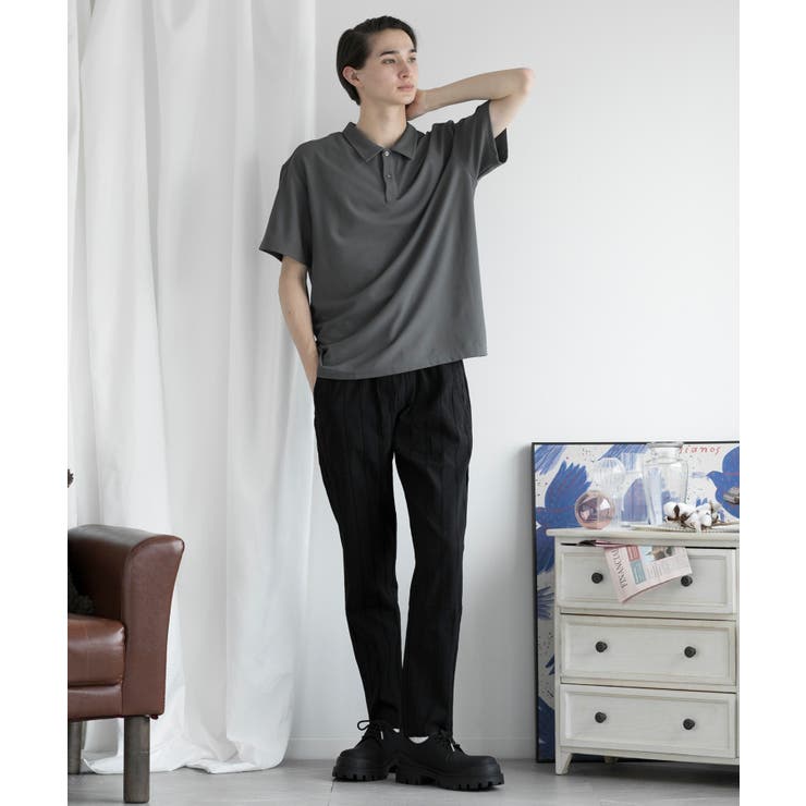 【aimoha MEN】SIMPLE POLO | aimoha men | 詳細画像2 