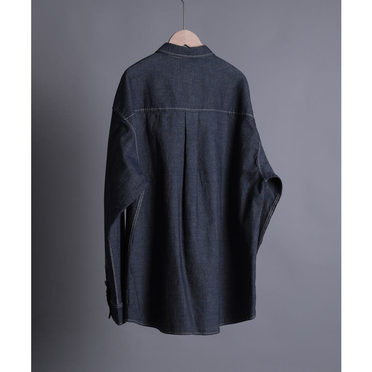 aimoha n_o MULTI POCKET DENIM SHIRT | aimoha men | 詳細画像17 
