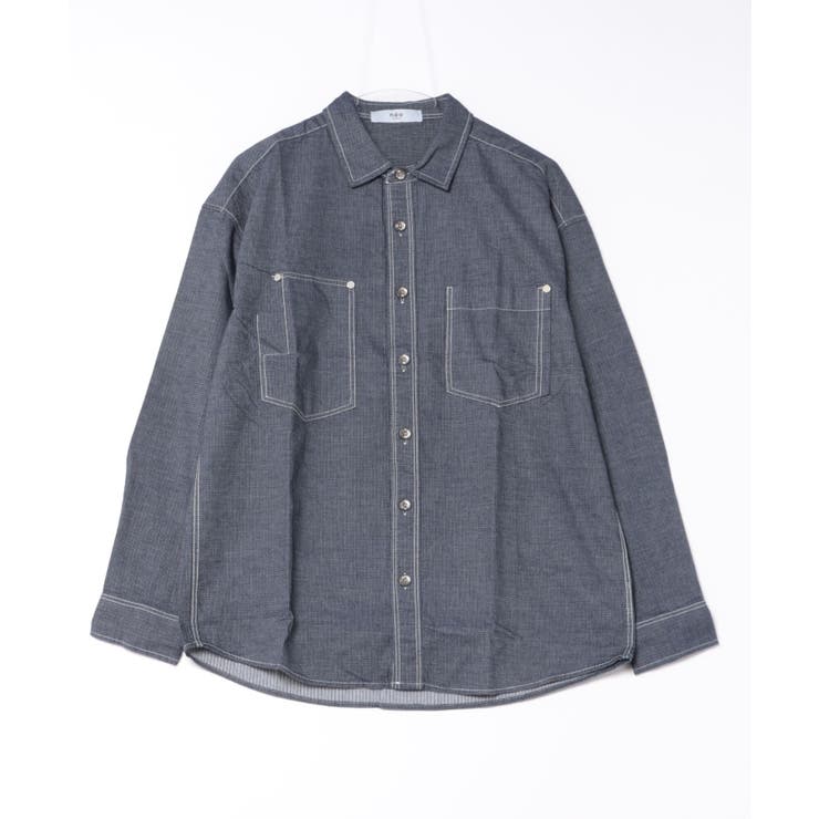 aimoha n_o MULTI POCKET DENIM SHIRT | aimoha men | 詳細画像18 