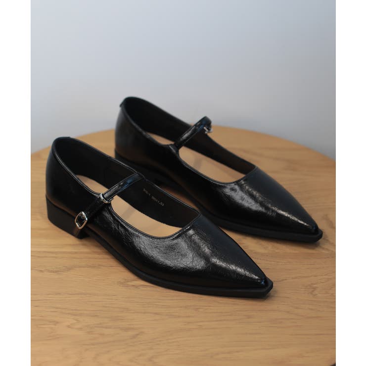【shoes365】ポインテッド トゥ ローヒール メリージェーン シューズ | aimoha  | 詳細画像19 