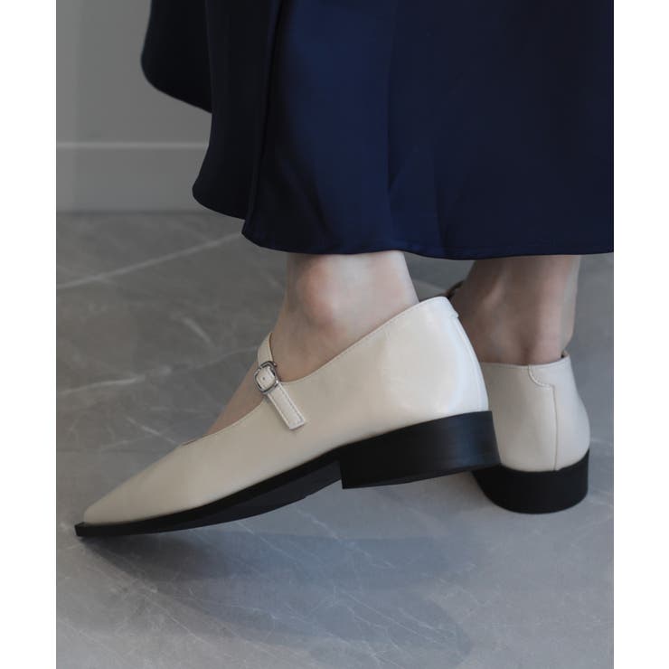 【shoes365】ポインテッド トゥ ローヒール メリージェーン シューズ | aimoha  | 詳細画像3 