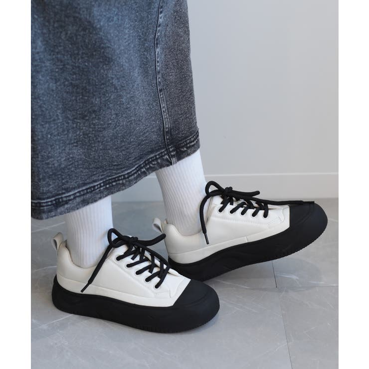 ブラック | 【shoes365】厚底スニーカー | aimoha 