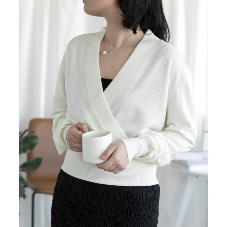 ホワイト | 【BANICO】韓国風クロストップス | aimoha 