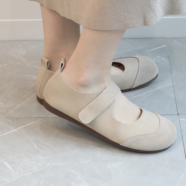 【shoes365】無地 ラウンドトゥバレエシューズ | aimoha  | 詳細画像1 