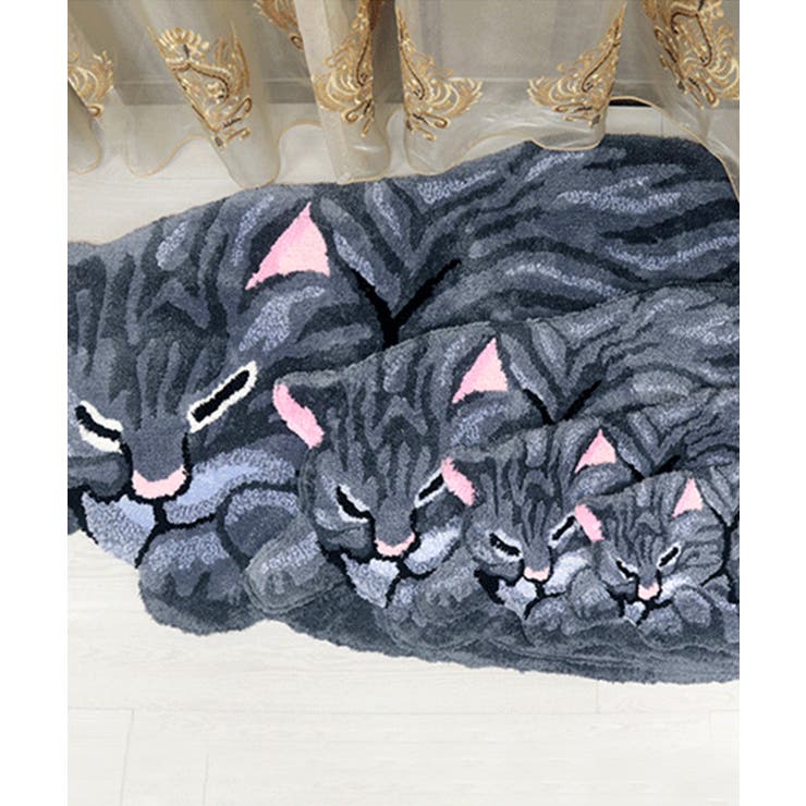aimohahome お眠り猫 ラグ | aimoha  | 詳細画像7 