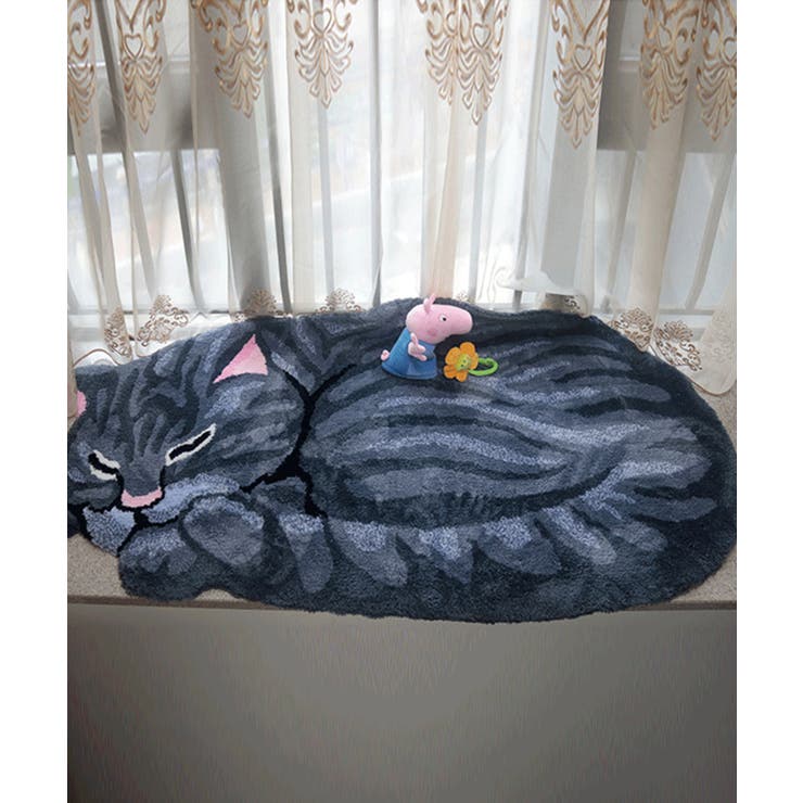 aimohahome お眠り猫 ラグ | aimoha  | 詳細画像2 