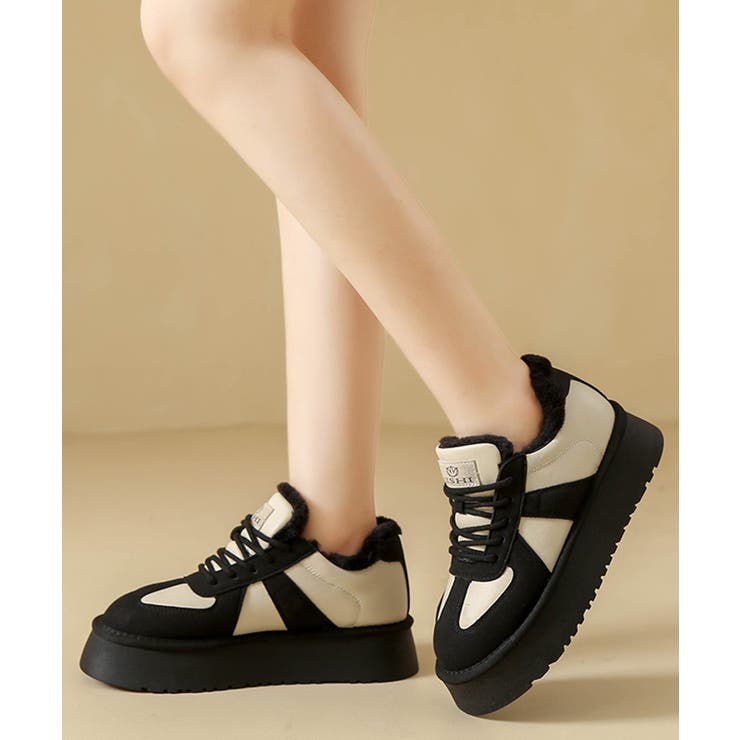【shoes365】中綿付き 厚底トレーニングシューズ | aimoha  | 詳細画像8 