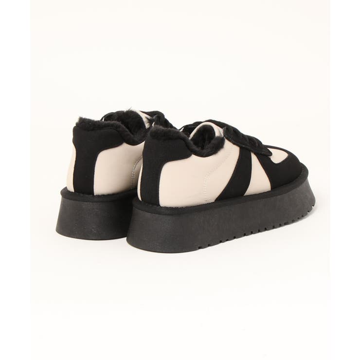 あい shoes365】中綿付き 厚底トレーニングシューズ[品番