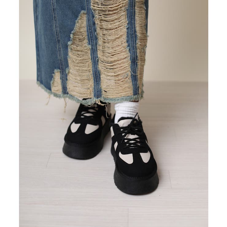 【shoes365】中綿付き 厚底トレーニングシューズ | aimoha  | 詳細画像13 