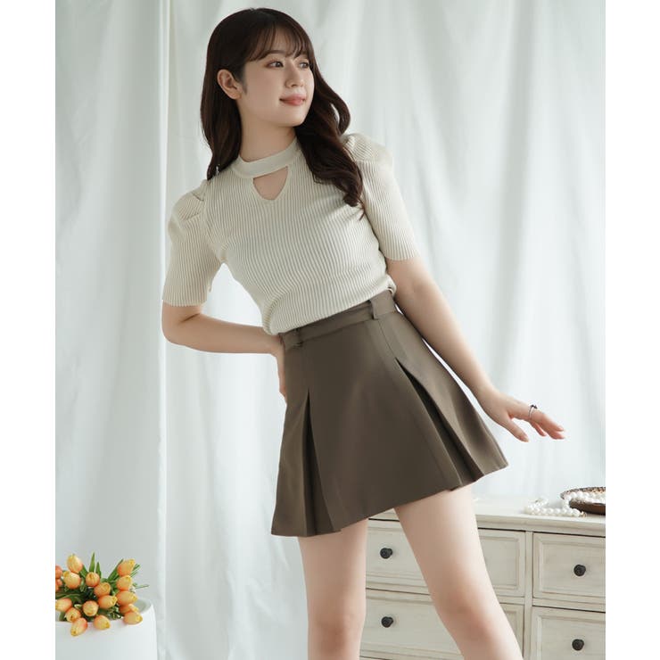 スカート 「Jasmine」プリーツミニスカート Jasmine | aimoha  | 詳細画像6 