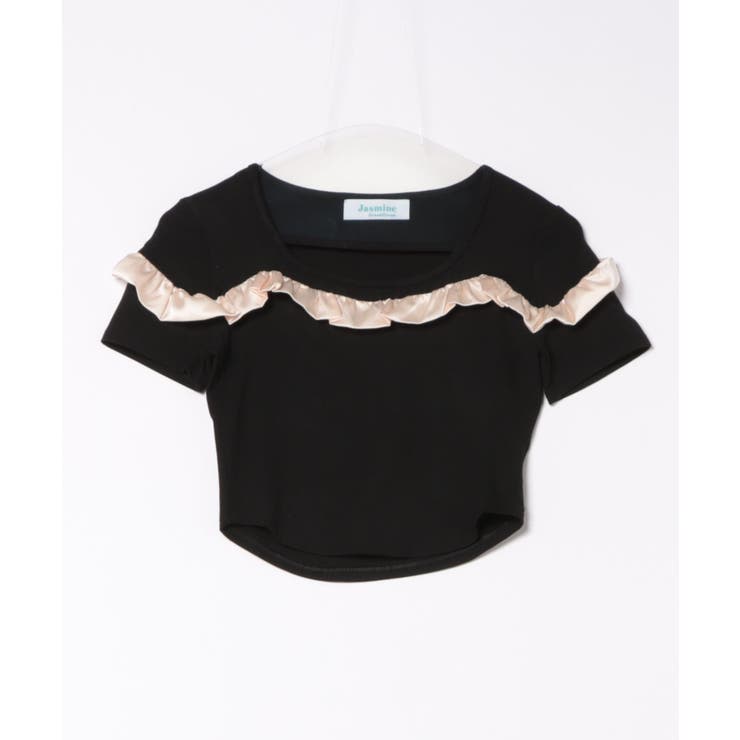 「Jasmine」フリルクロップド丈半袖Tシャツ Jasmine Grandif… | aimoha  | 詳細画像14 