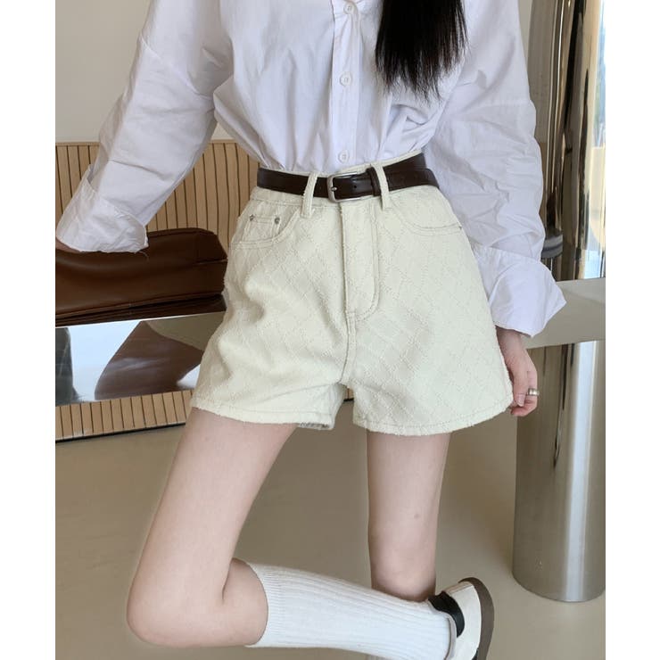デニムジャガードショートパンツ | aimoha  | 詳細画像5 