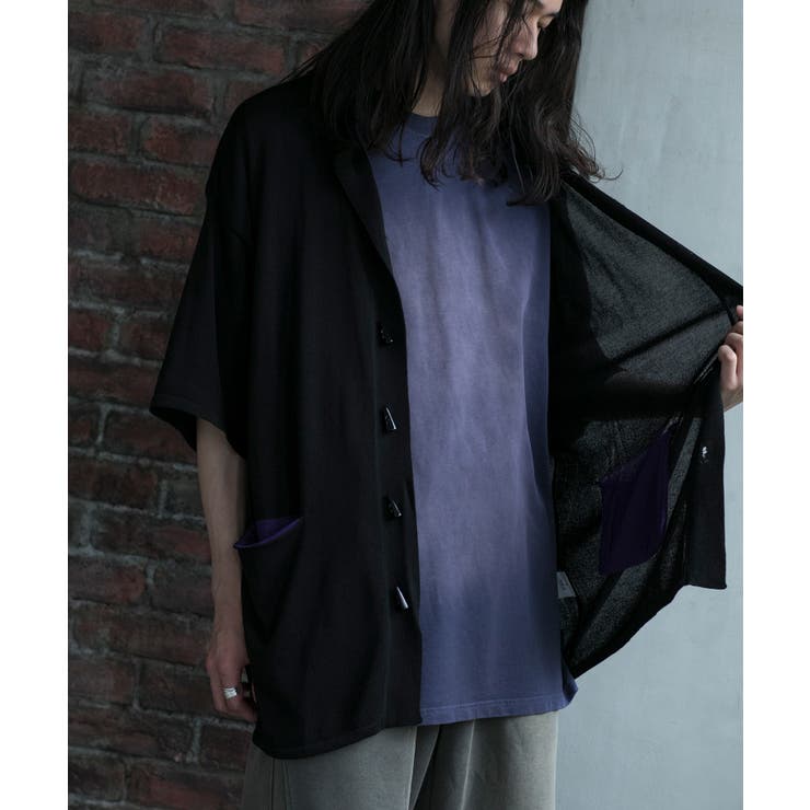 【aimoha neo】CONTRAST POCKETS KNIT SHIRT | aimoha men | 詳細画像5 