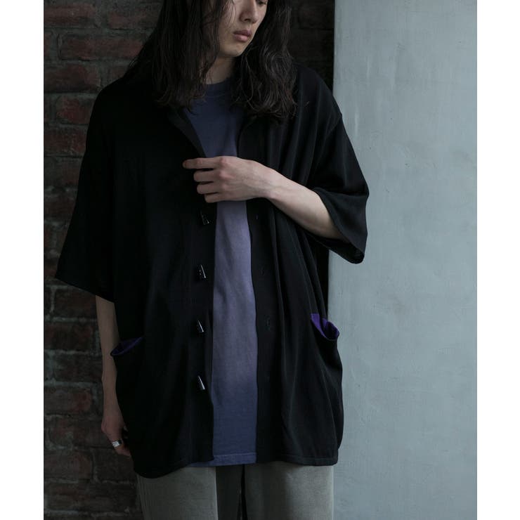 【aimoha neo】CONTRAST POCKETS KNIT SHIRT | aimoha men | 詳細画像6 