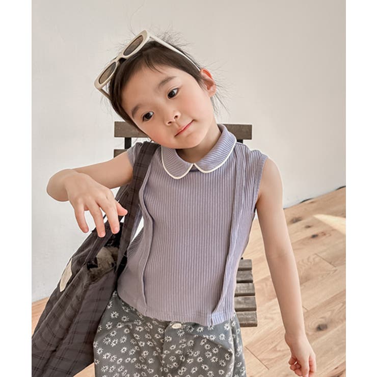 aimoha-KIDS-ノースリーブニットトップス【SS】 | aimoha kids | 詳細画像10 