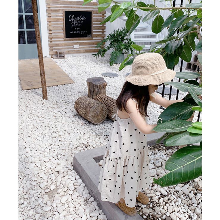 aimoha-KIDS-水玉ワンピース【SS】[品番：XT000010689]｜aimoha kids