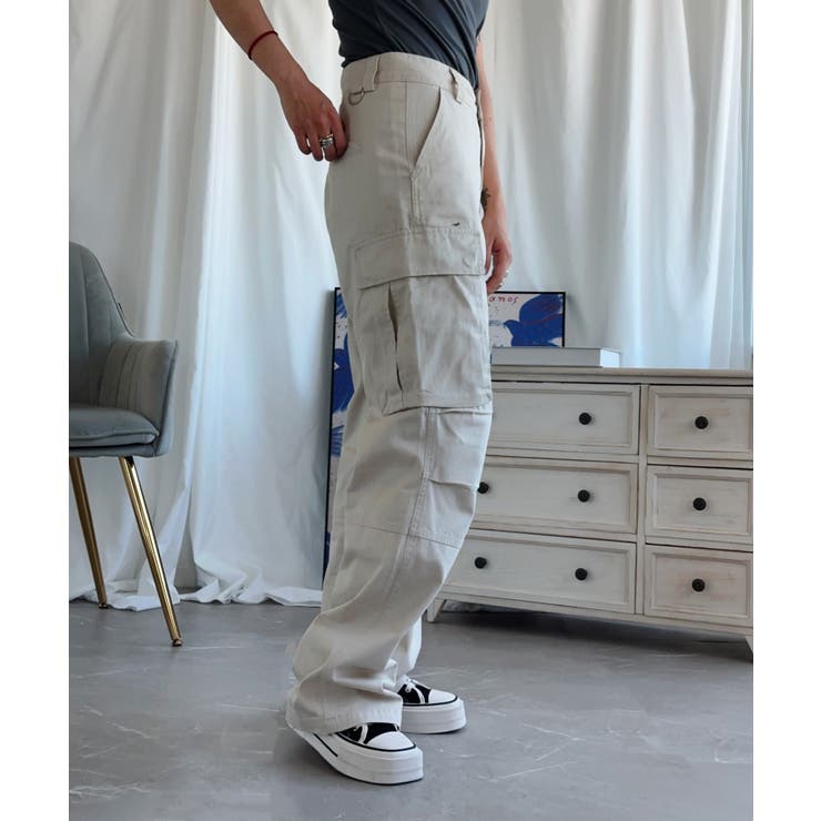 「Aimoha」ストレートパンツ カーゴパンツ | aimoha  | 詳細画像5 
