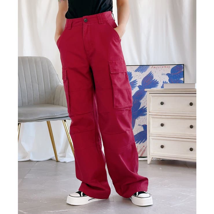 「Aimoha」ストレートパンツ カーゴパンツ | aimoha  | 詳細画像9 