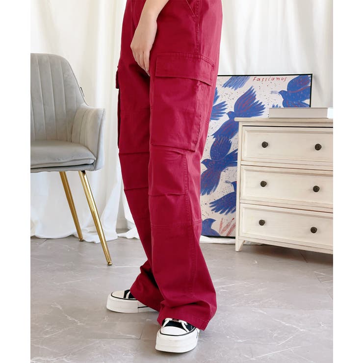 「Aimoha」ストレートパンツ カーゴパンツ | aimoha  | 詳細画像13 