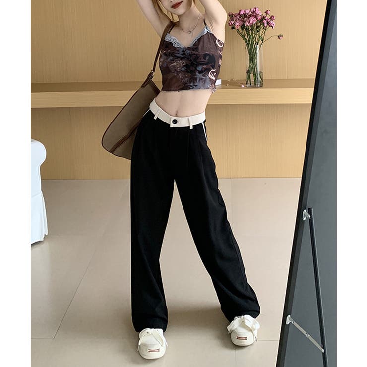 ゆったりワイドパンツ | aimoha  | 詳細画像6